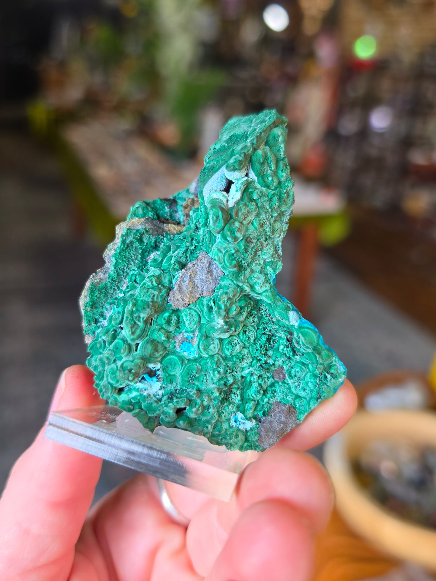 Chrysocolla and Malachite