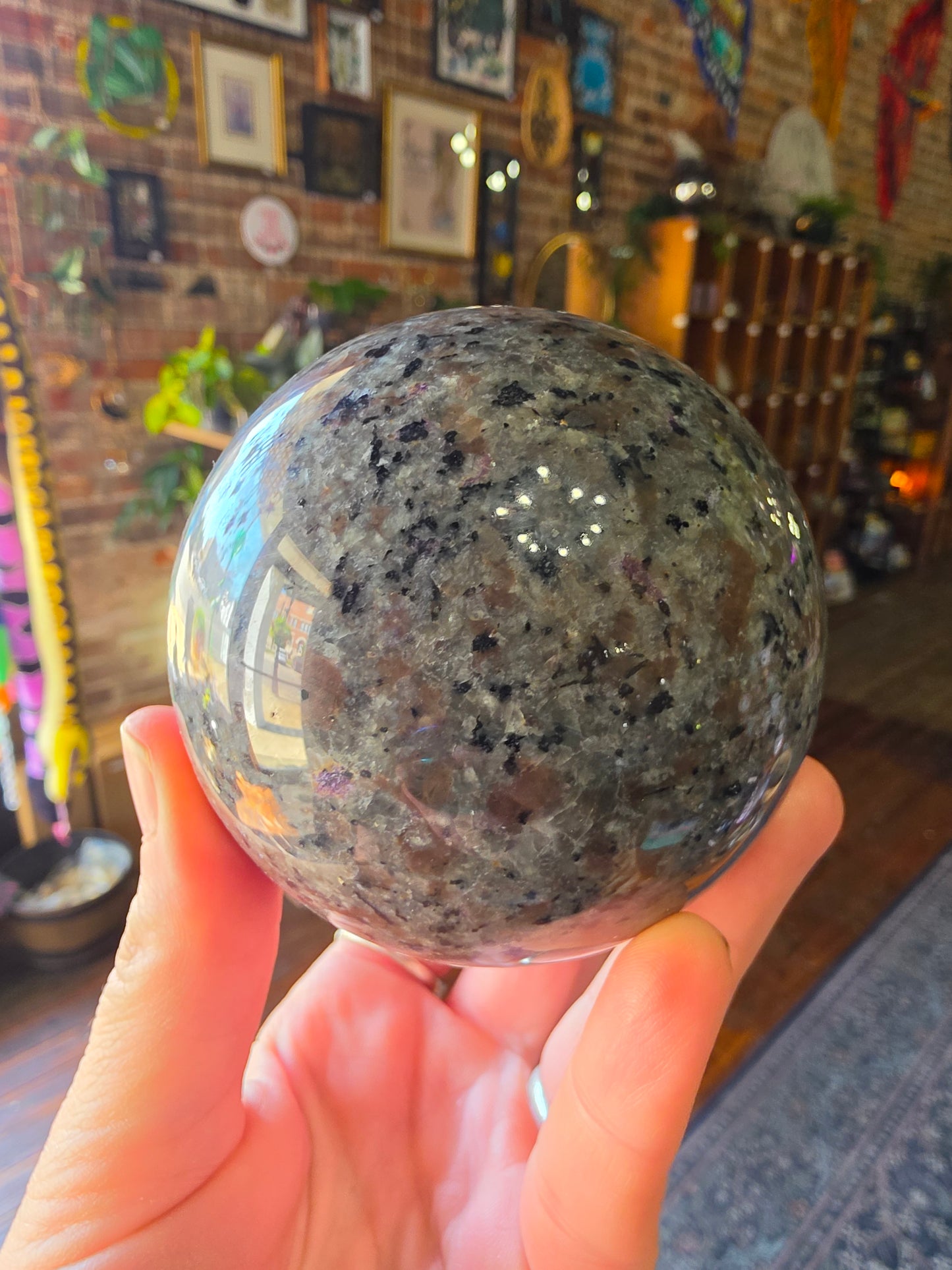 Fluorecent Sodalite Sphere