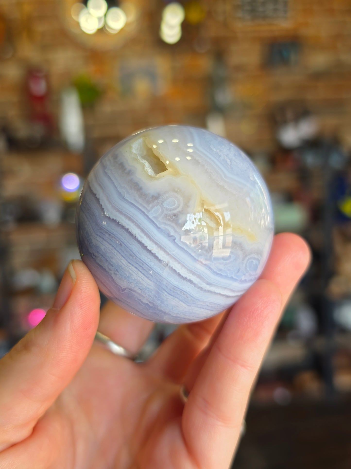 Blue Lace Agate Sphere