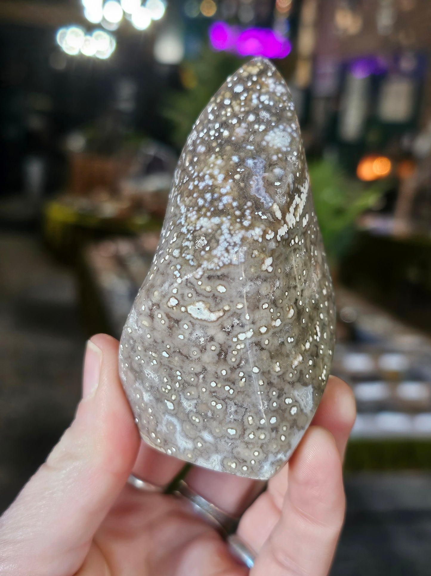 Orbicular Jasper Flame