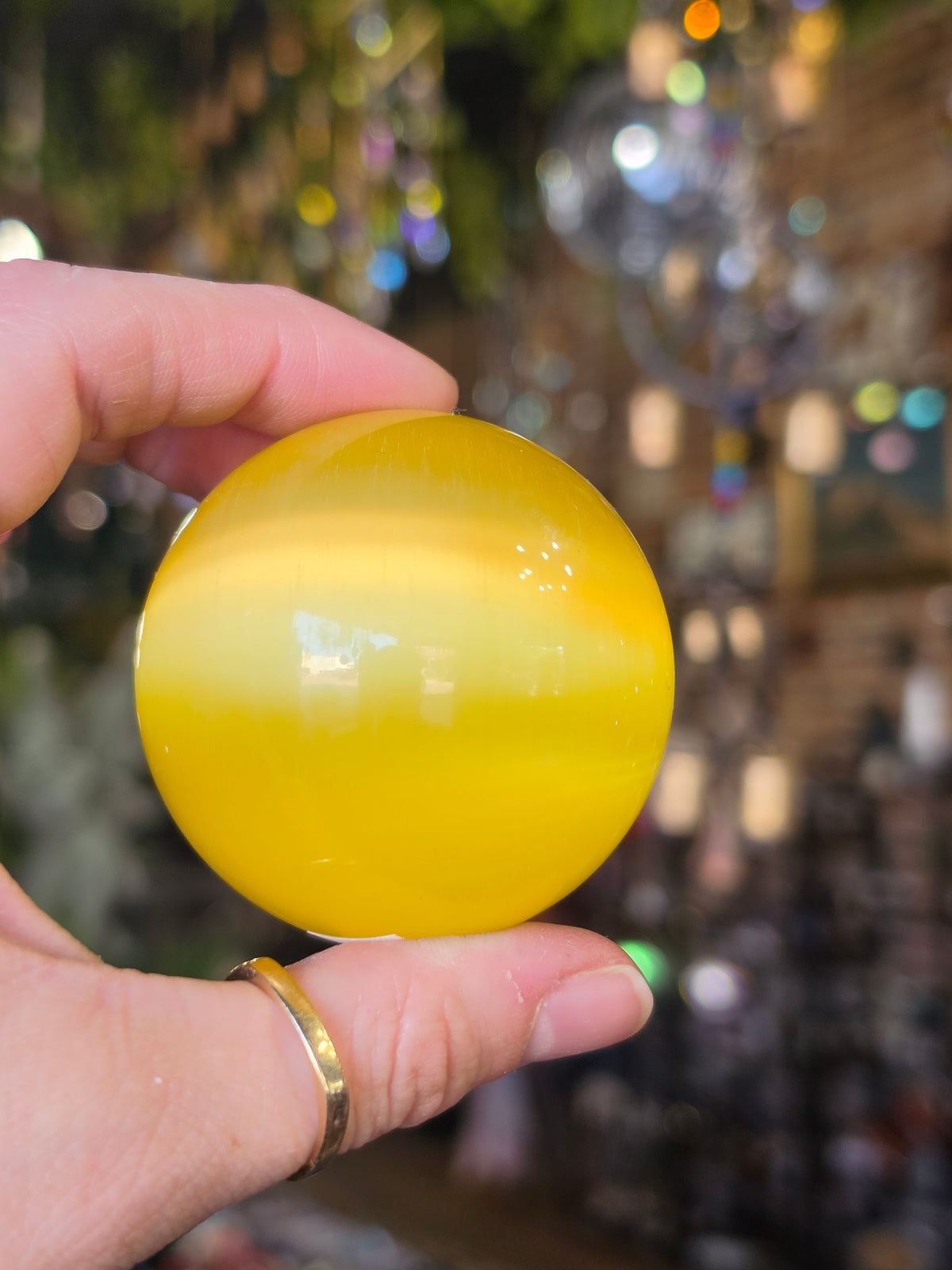 Synthetic Cats Eye Sphere