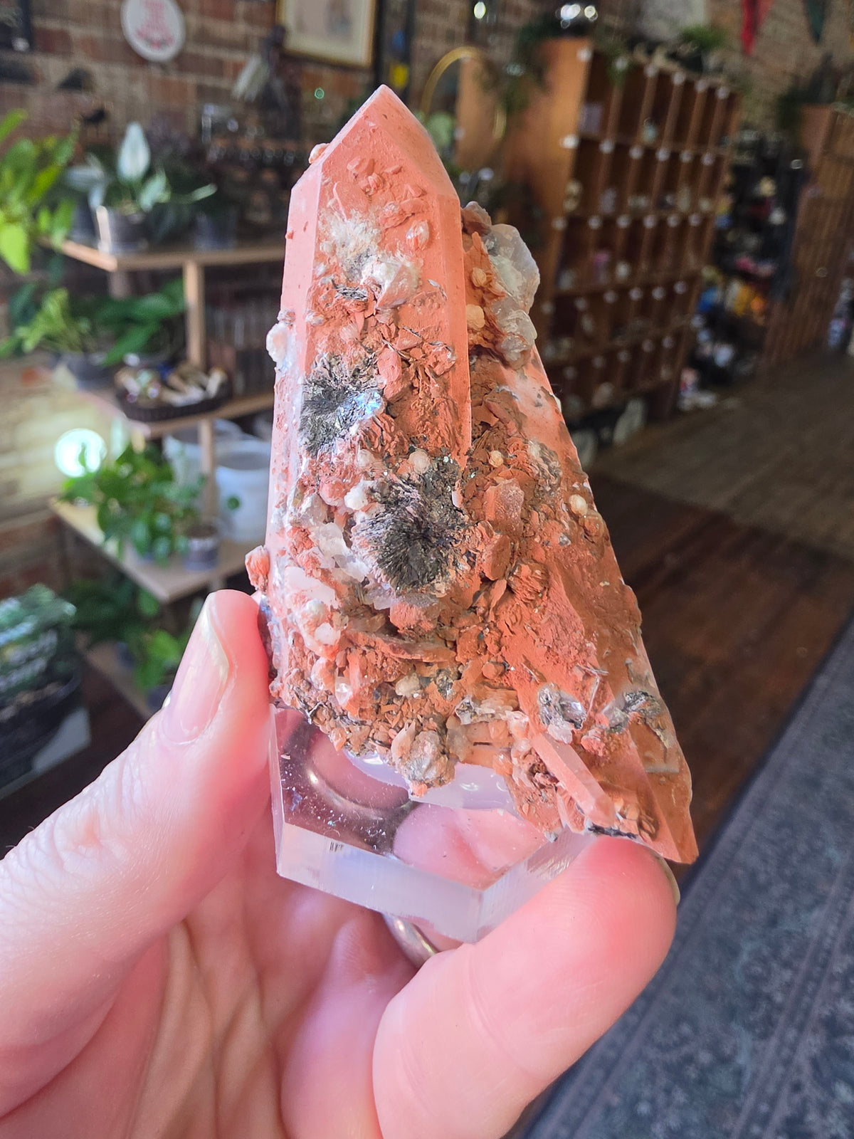 Specular Hematite on Quartz