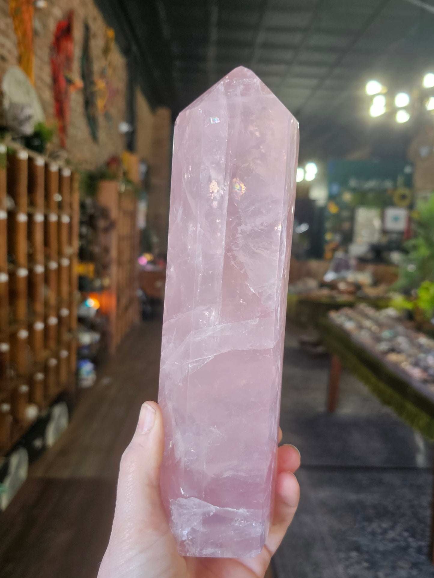 Hi Quality Rose Quartz Tower