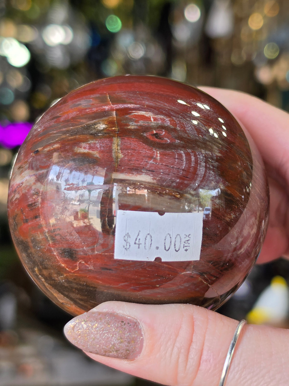 Petrified Wood Sphere