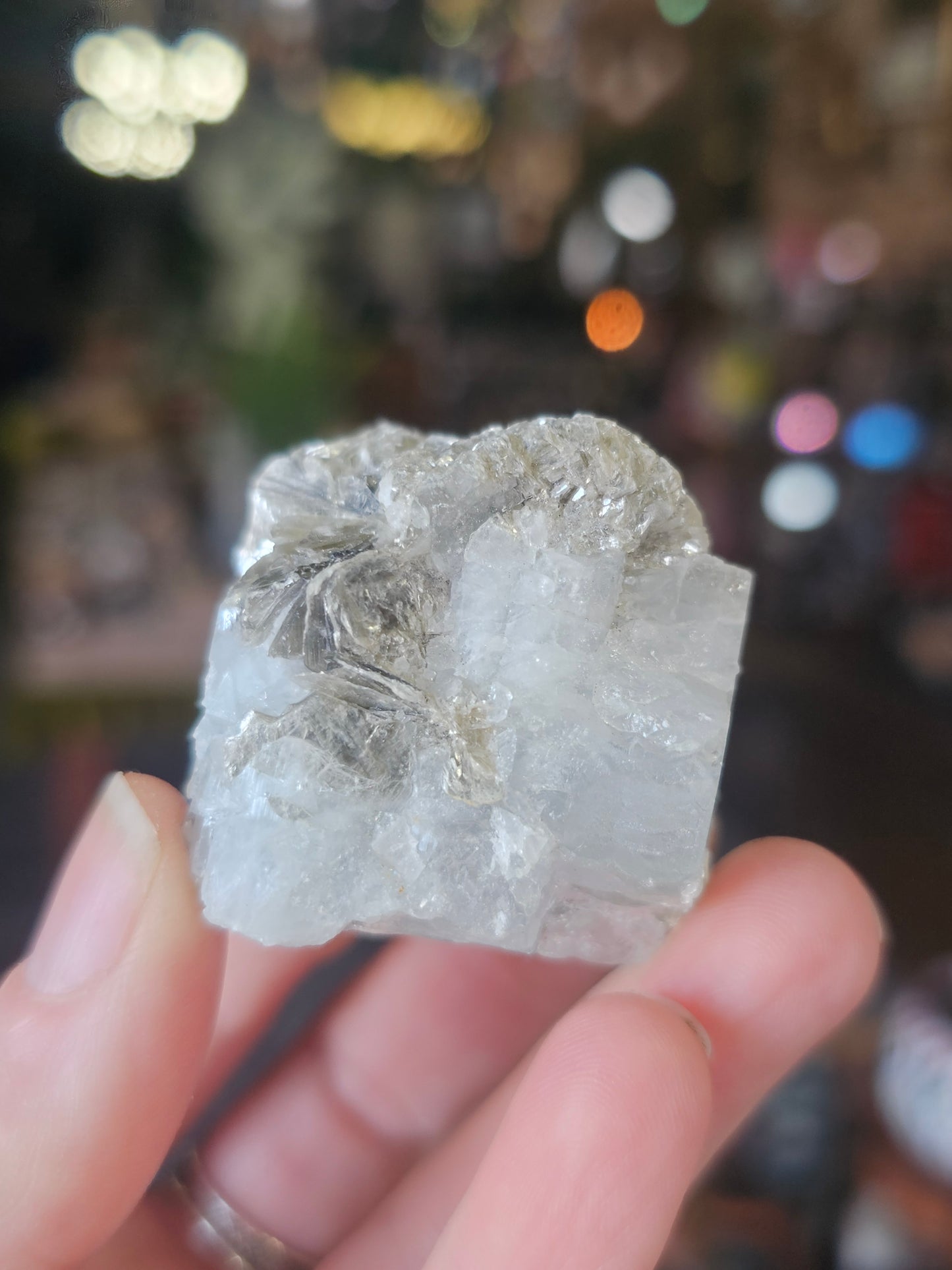 Muscovite on Aquamarine