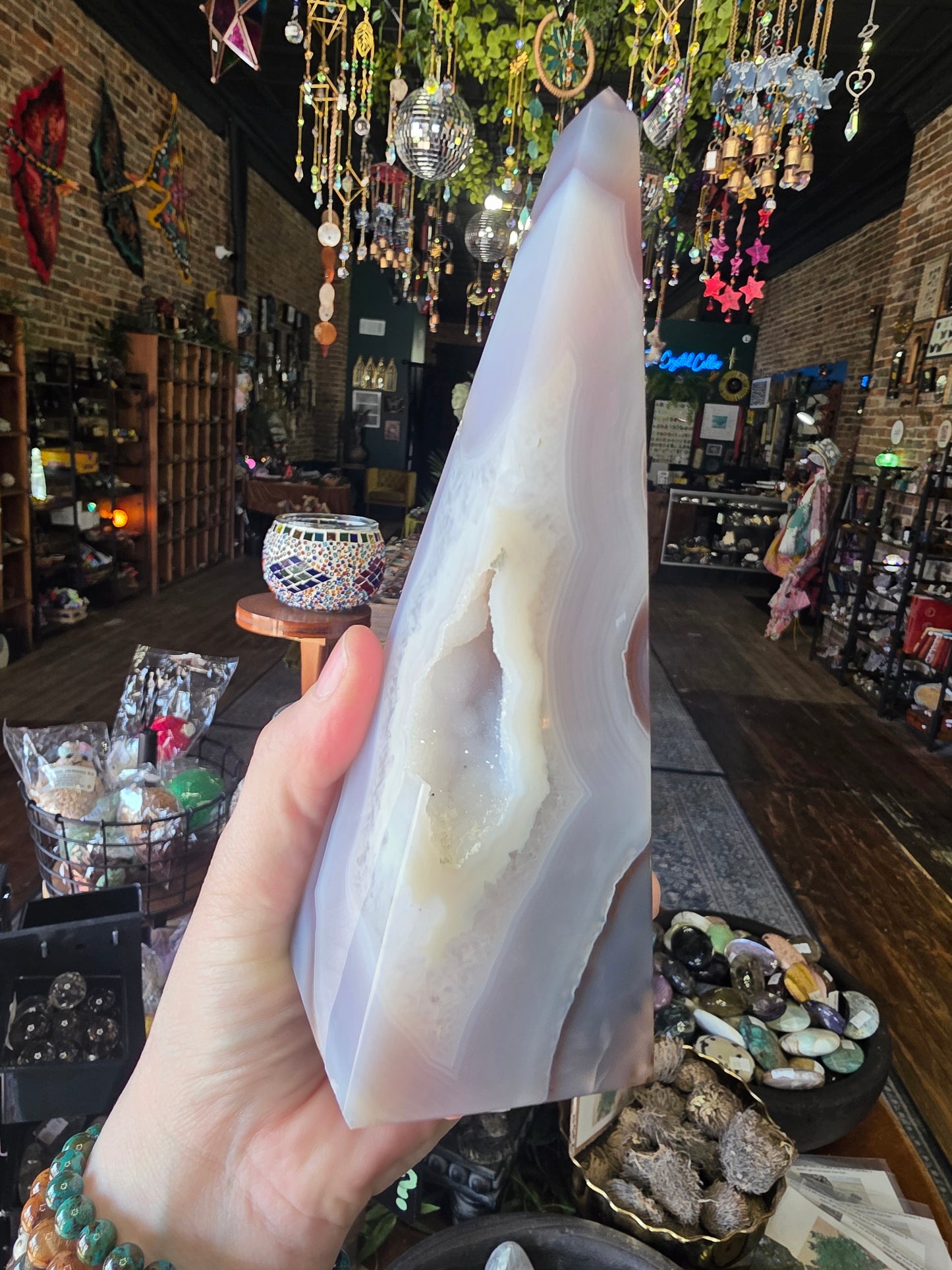 Brazilian Agate Tower