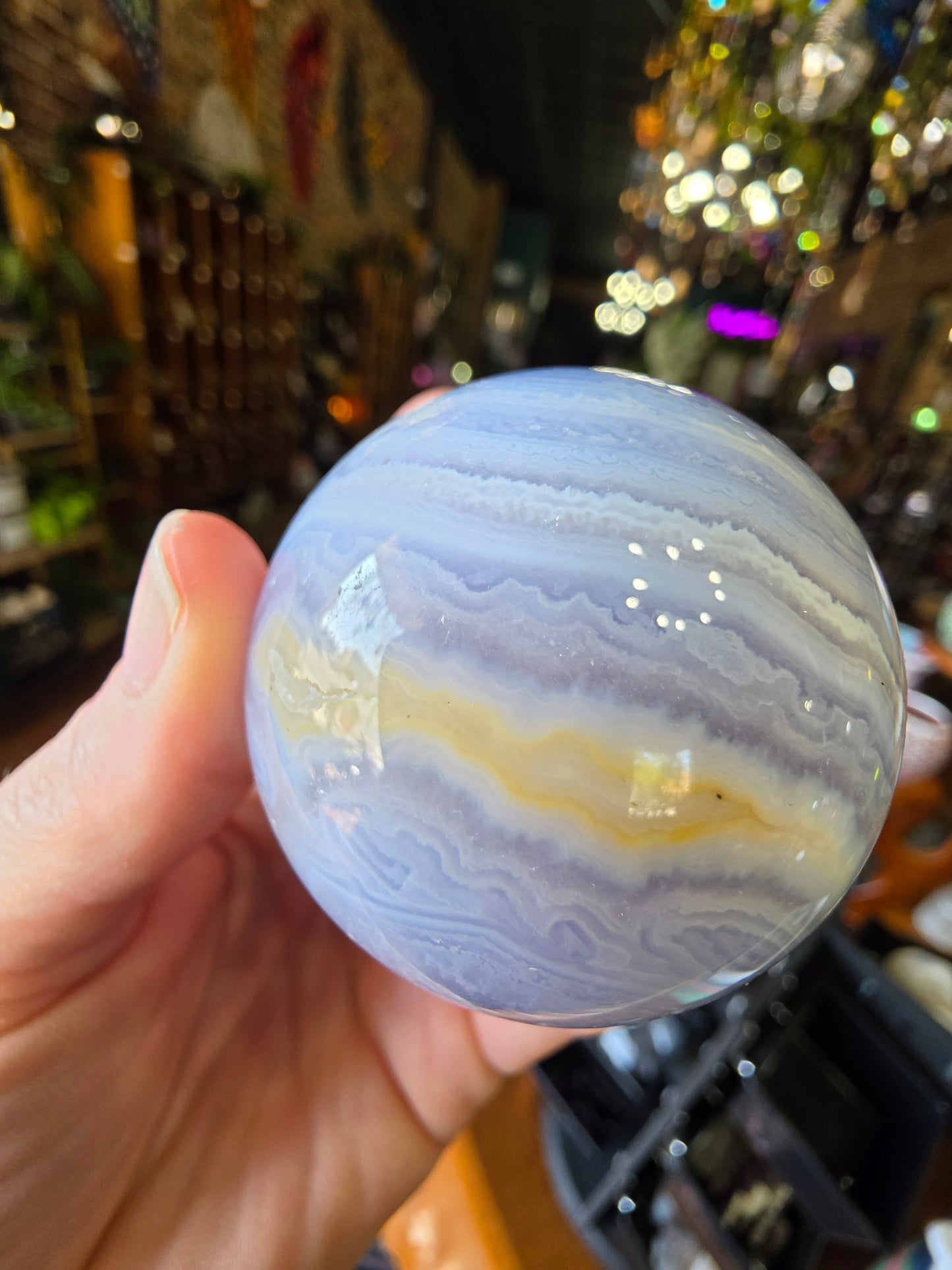 Blue Lace Agate Sphere