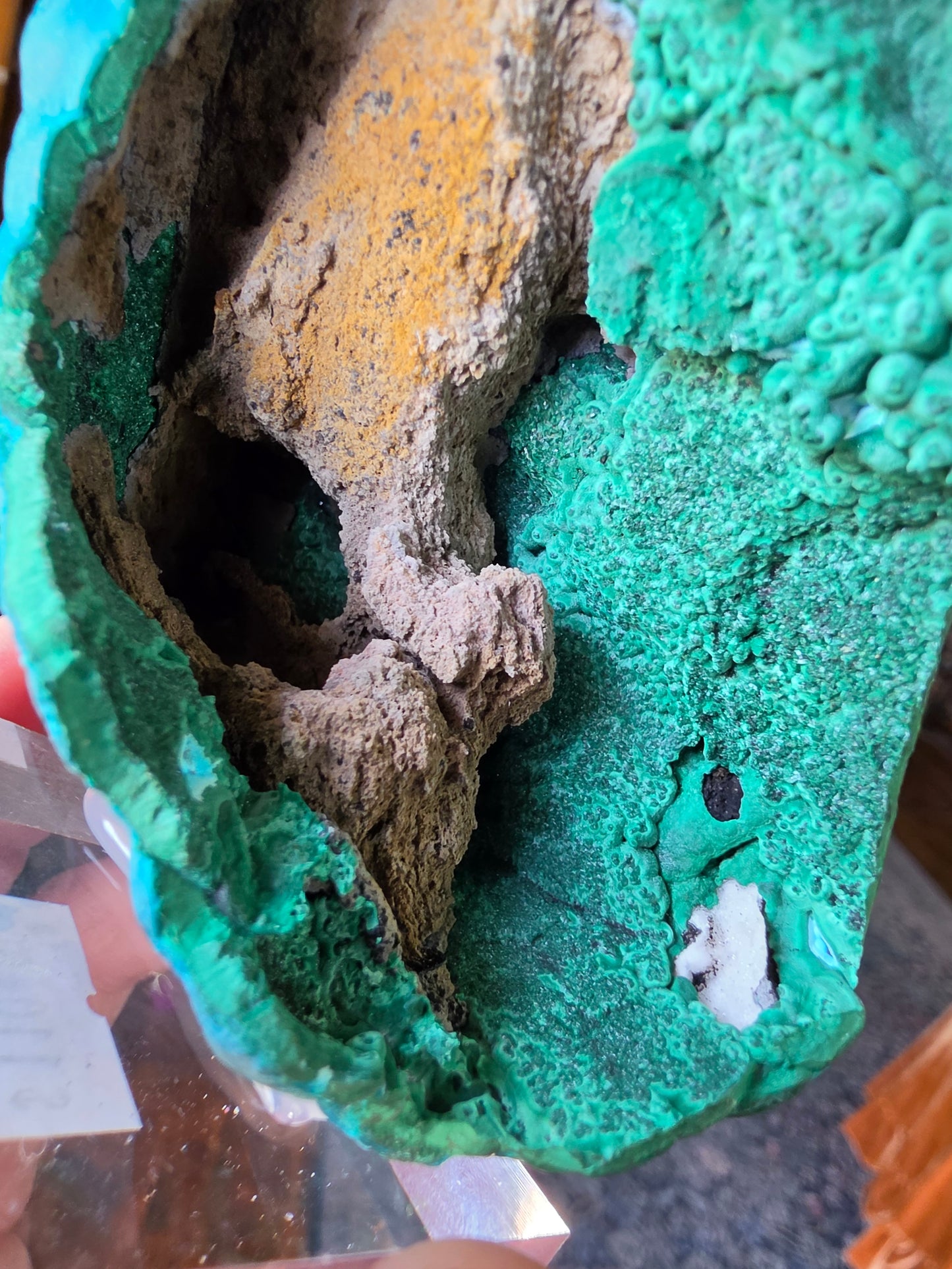 Chrysocolla and Malachite Specimen
