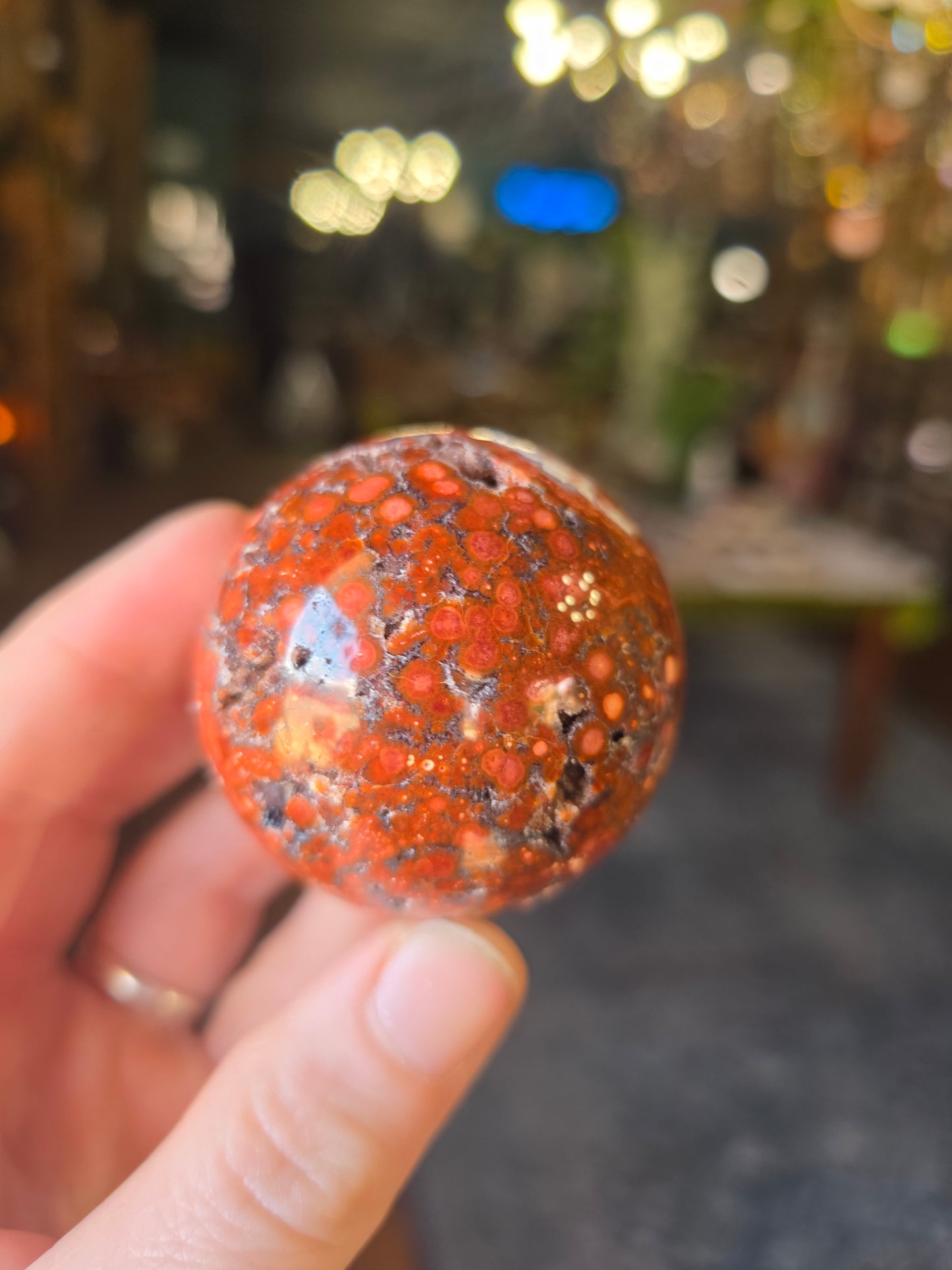 Poppy Jasper Sphere