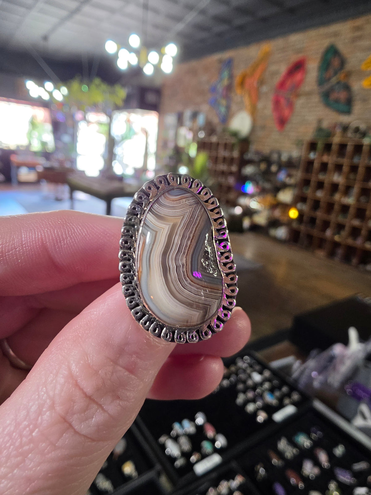 Laguna Lace Agate Ring Size 5