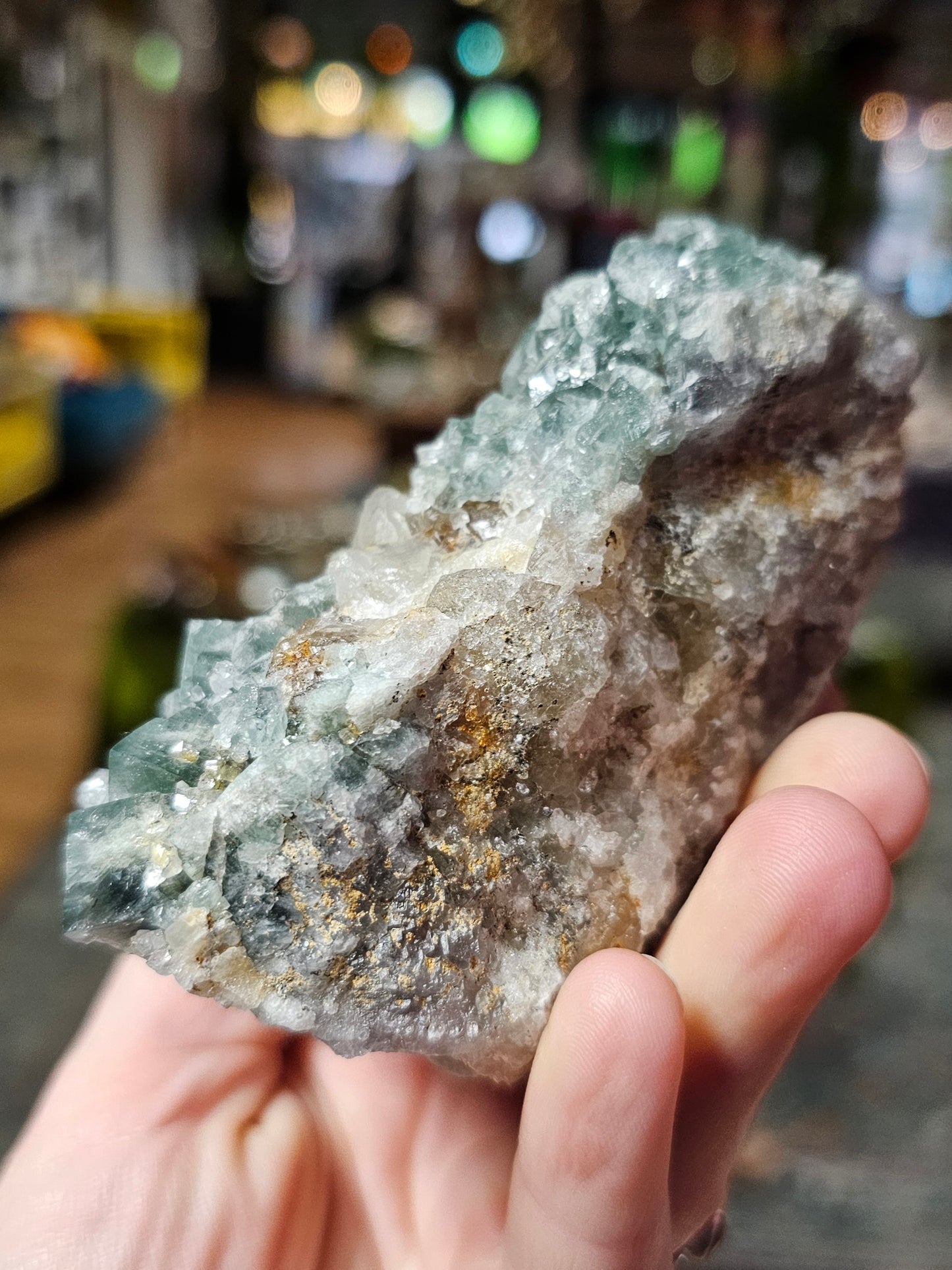 Diana Maria Fluorite on Quartz