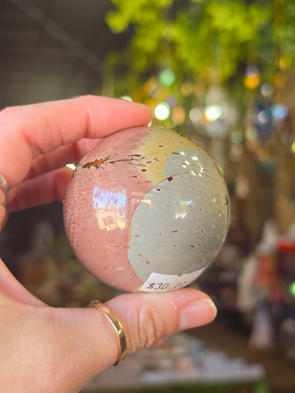 Dendritic Jasper Sphere