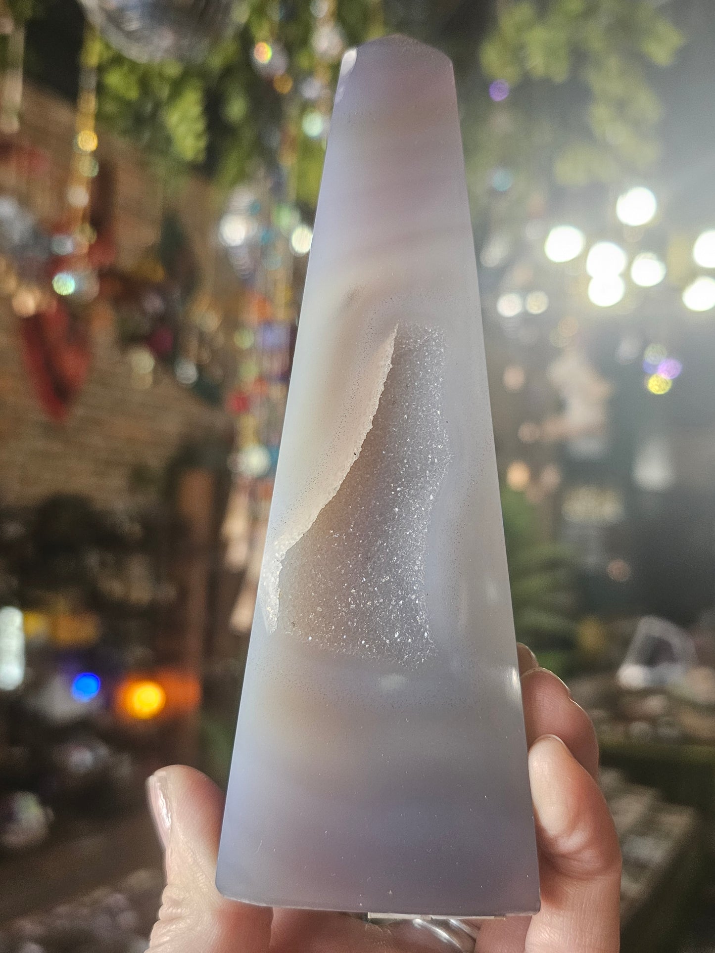 Brazillian Agate Tower