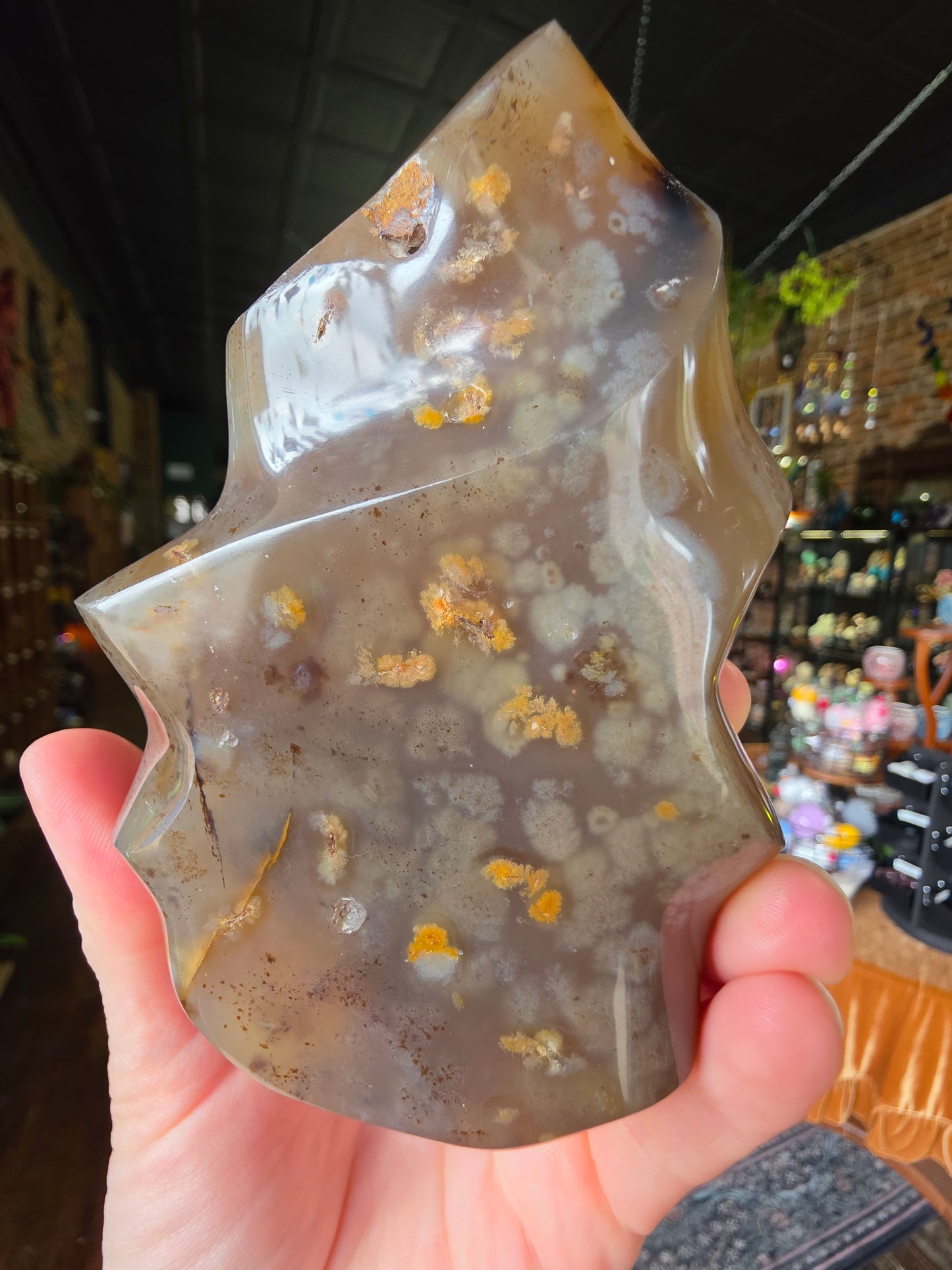 Dendritic Agate Flame