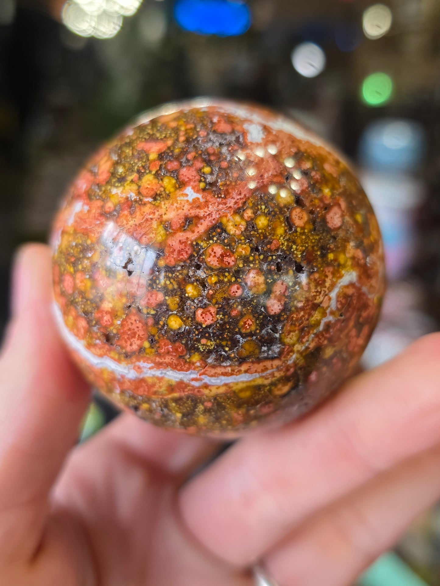 Poppy Jasper Sphere