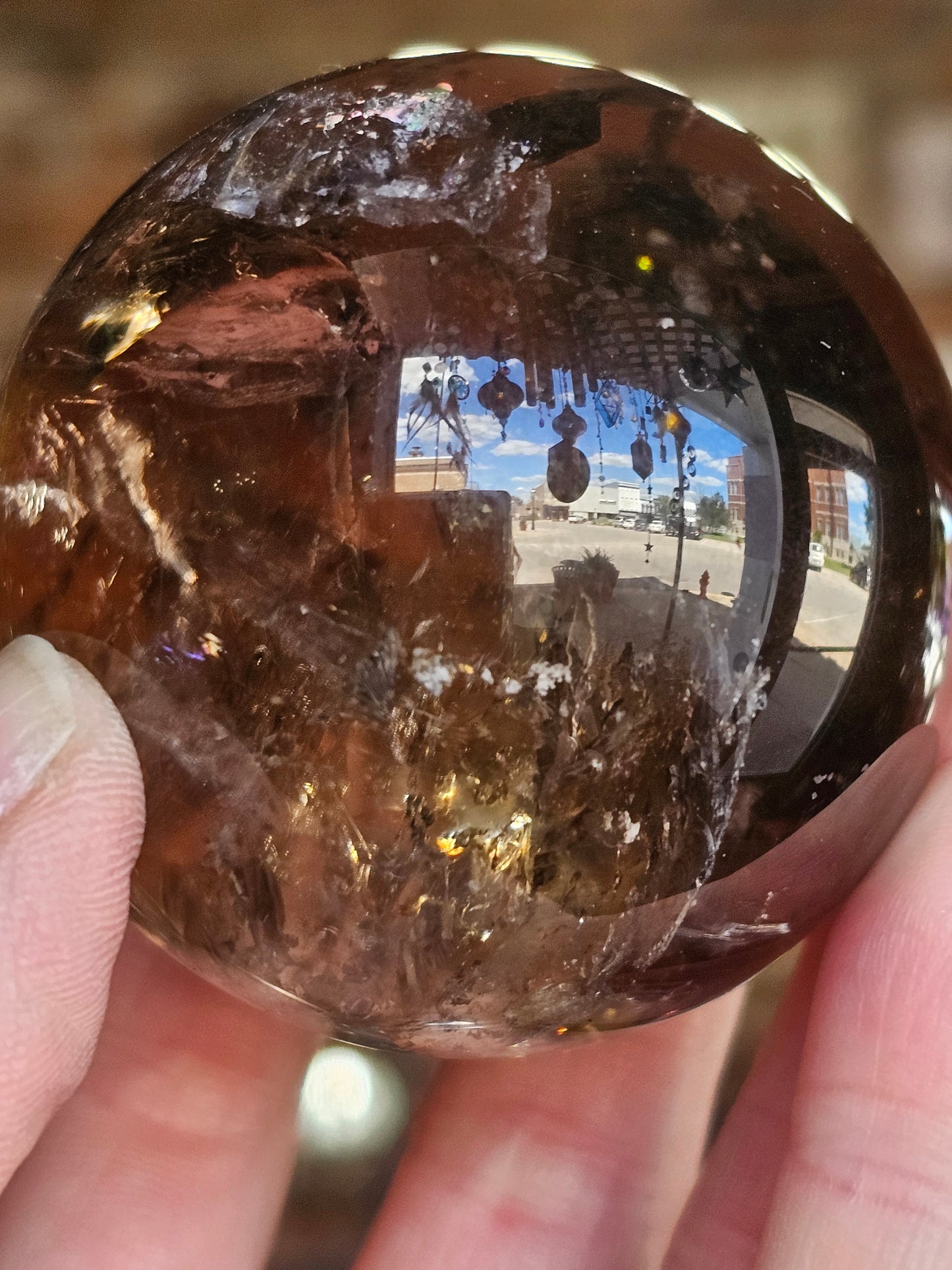Smoky Quartz Sphere