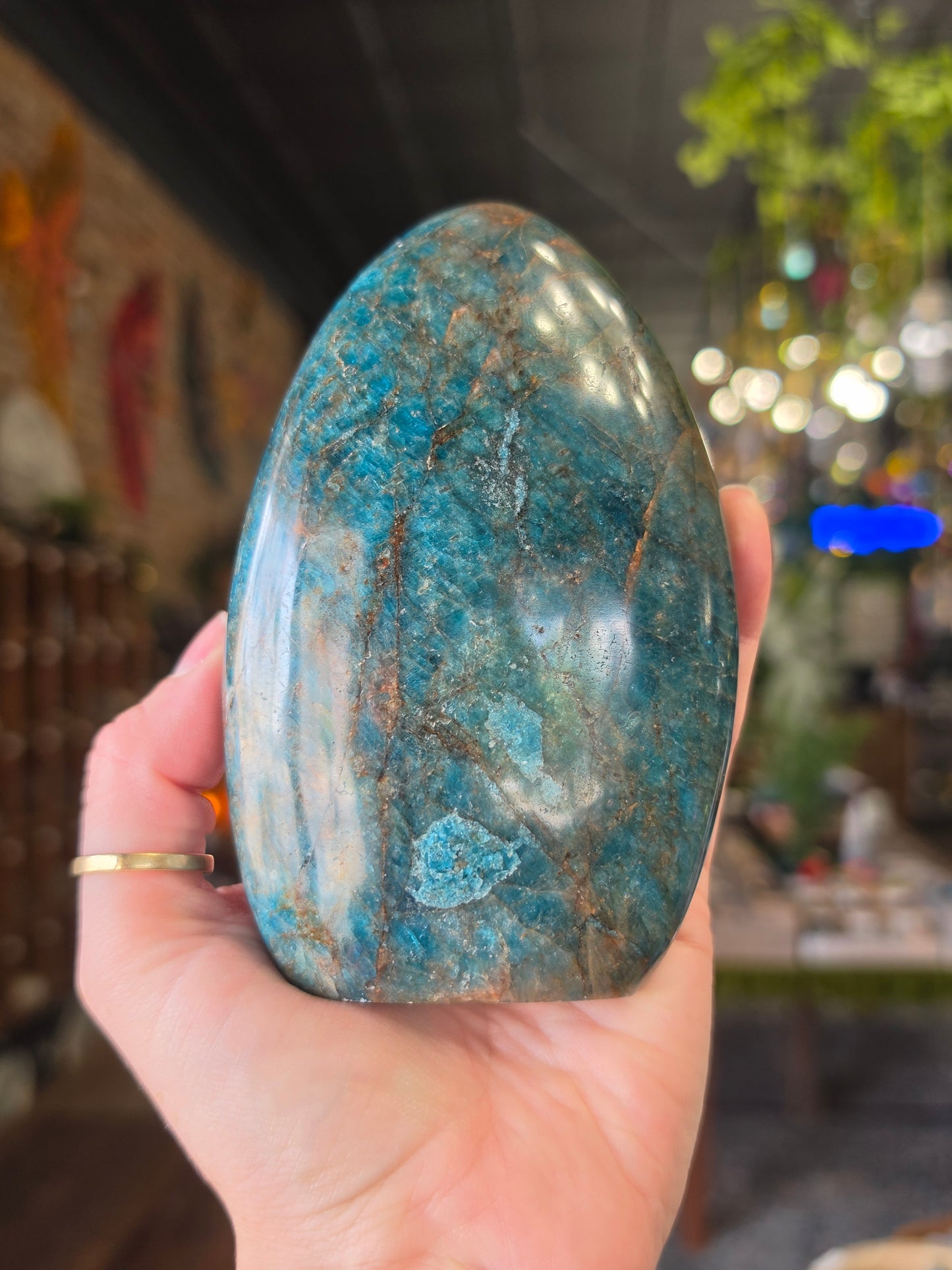 Blue Apatite Freeform