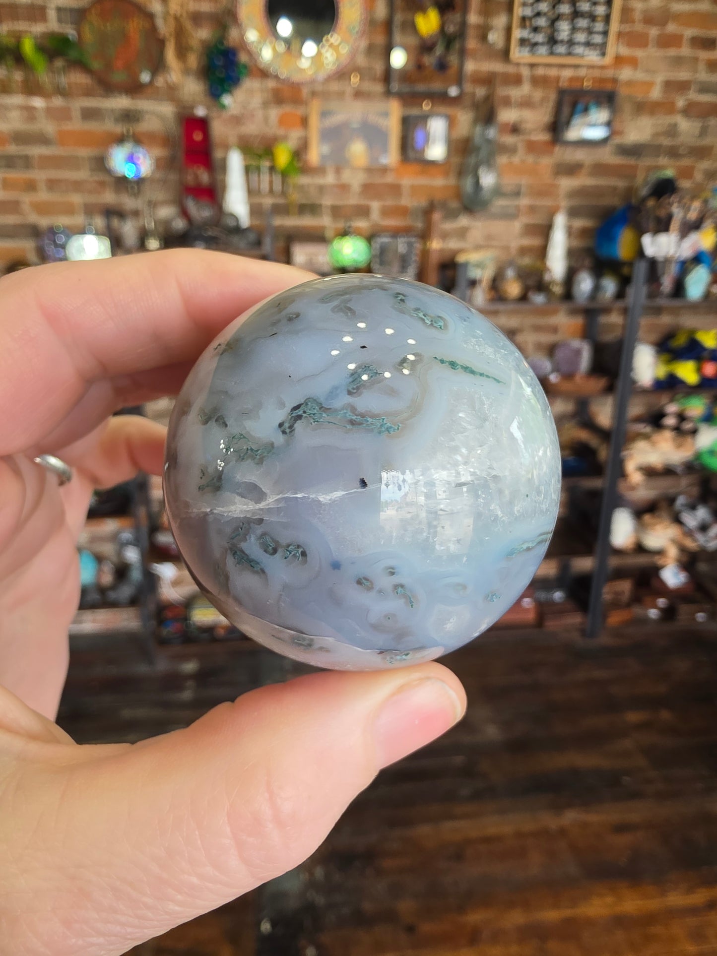Moss Agate Sphere