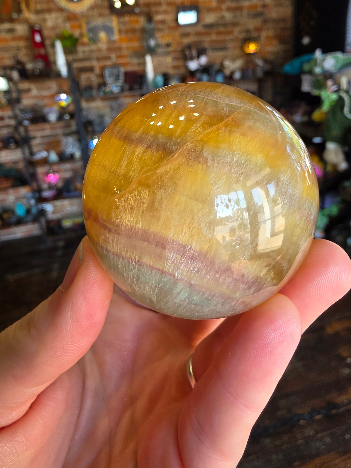Candy Fluorite Sphere