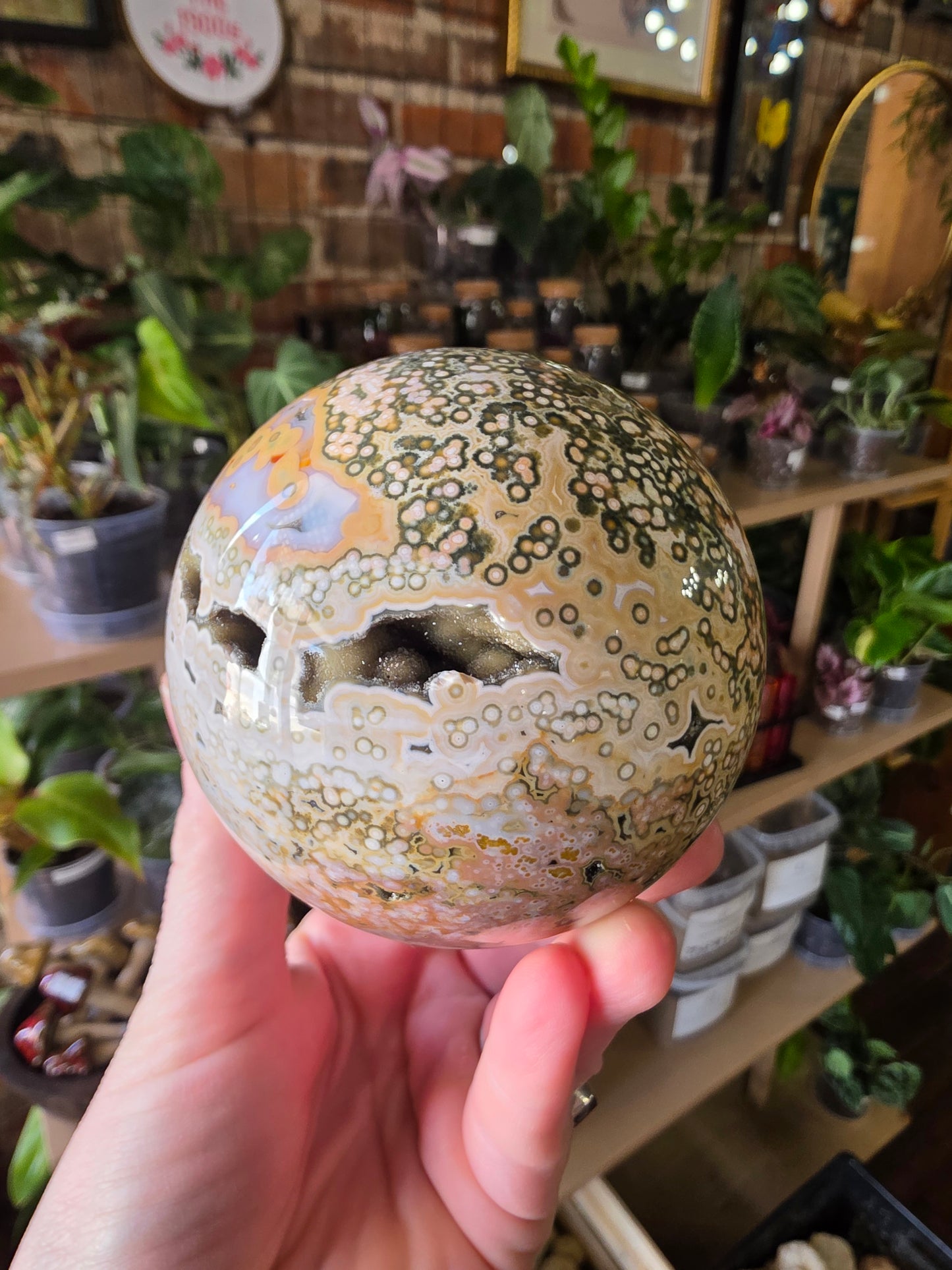 Ocean Jasper Sphere