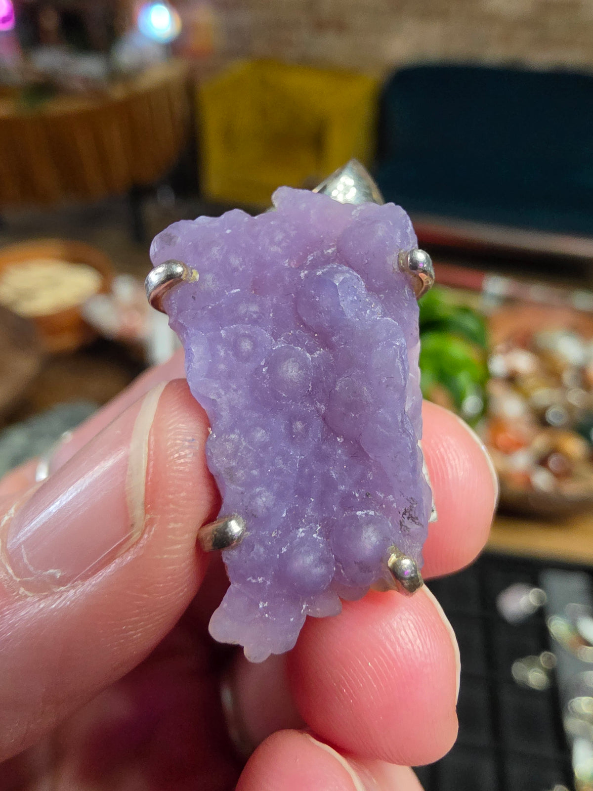 Grape Agate Pendant