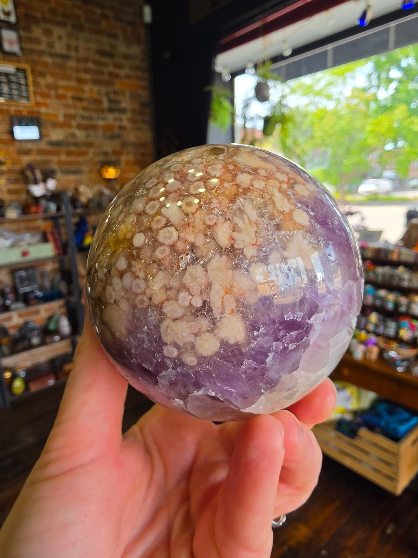 Amethyst Flower Agate