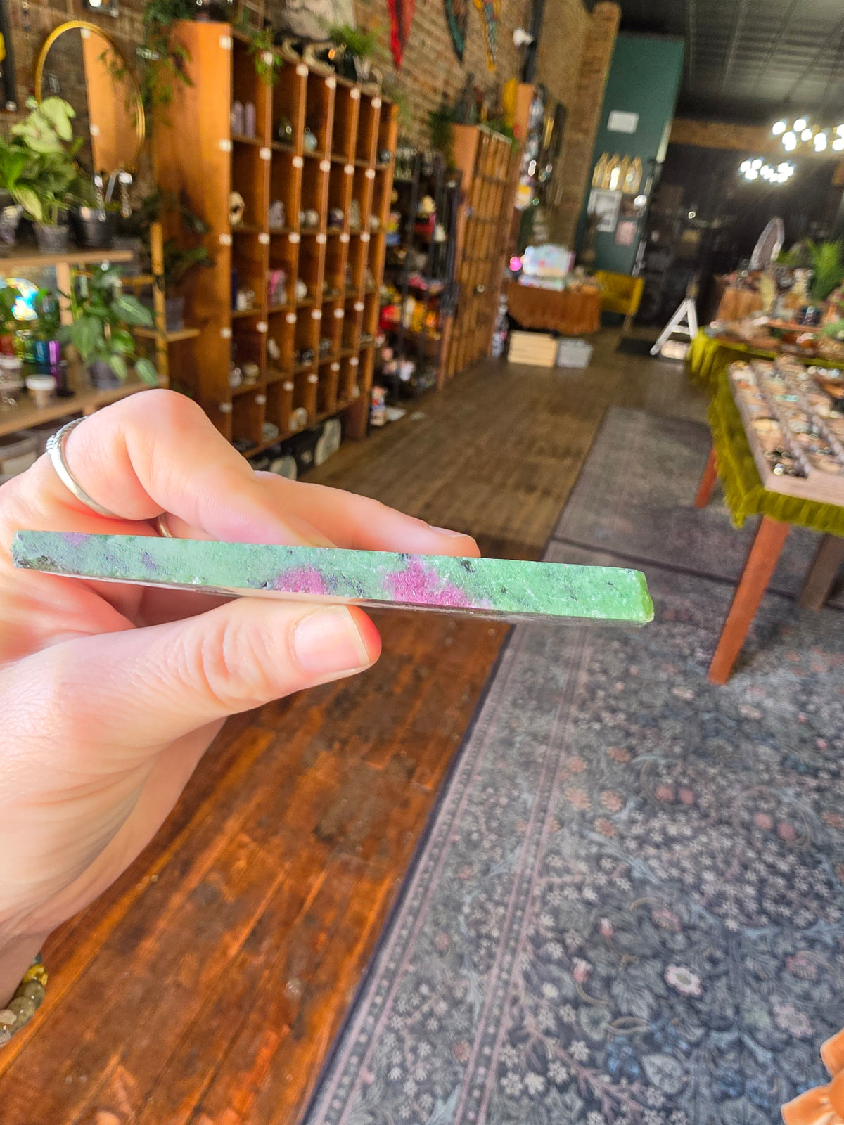 Ruby in Zoisite Slab
