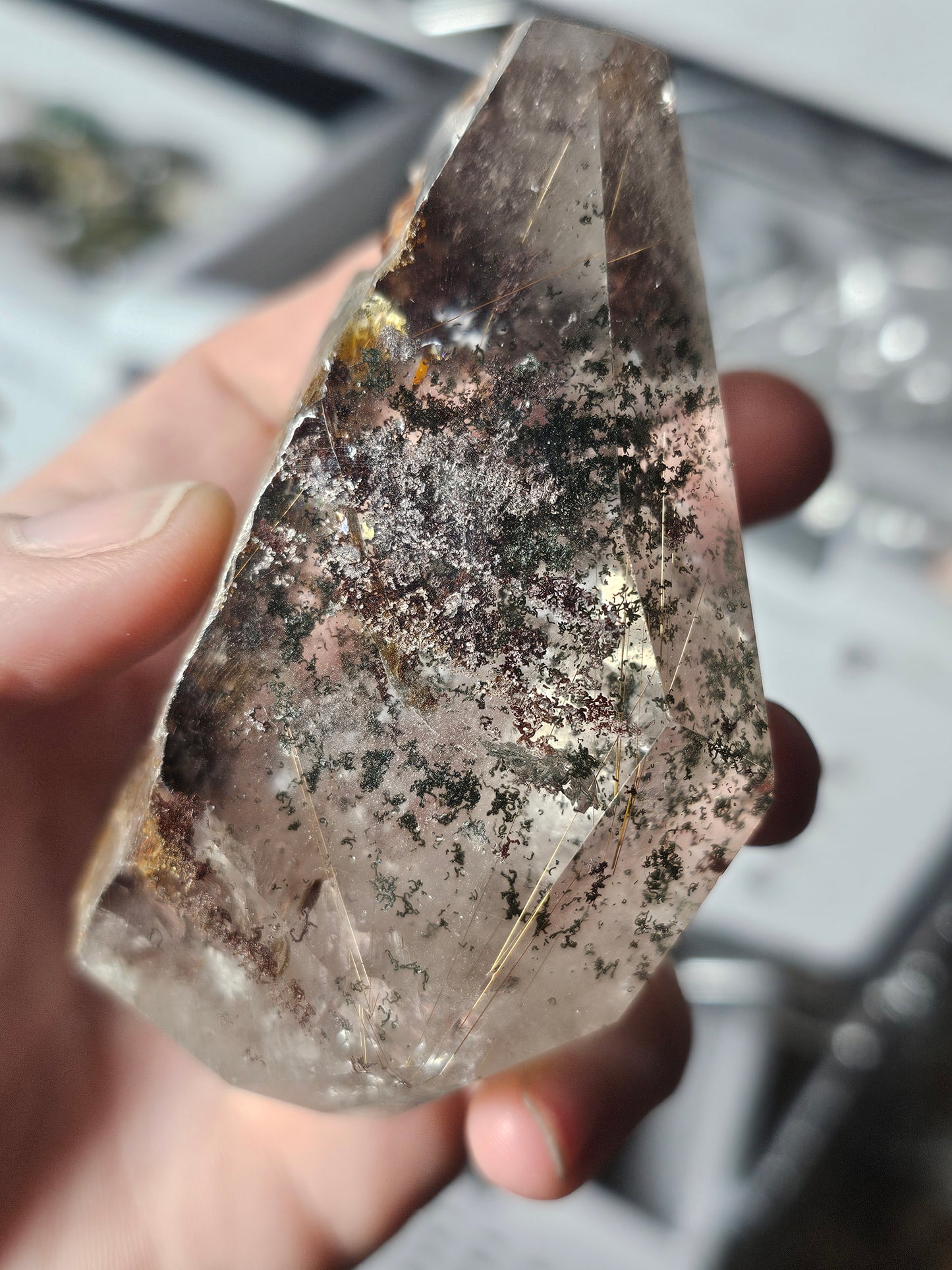 Rutilated Garden Quartz Freeform
