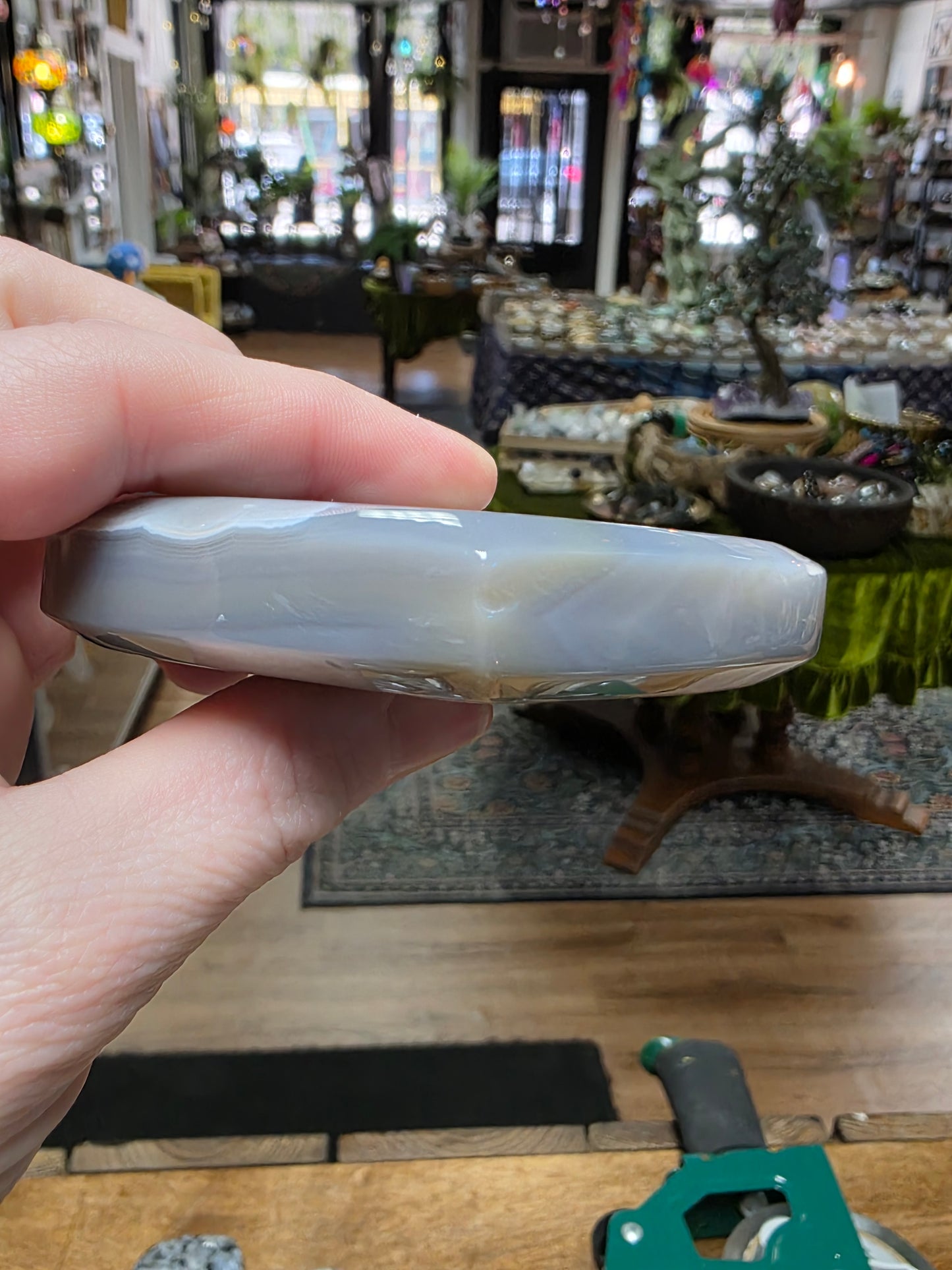 Amethyst Agate Heart