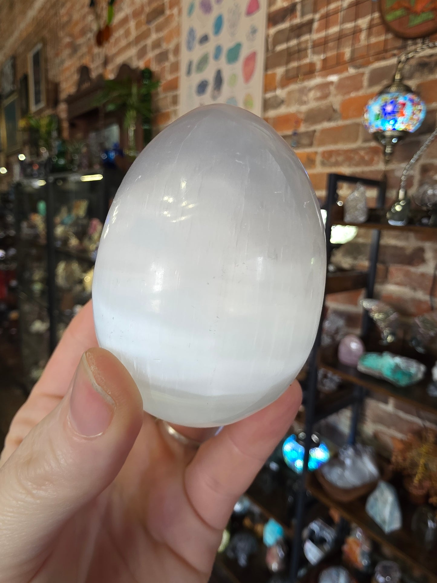 Satin Spar Egg