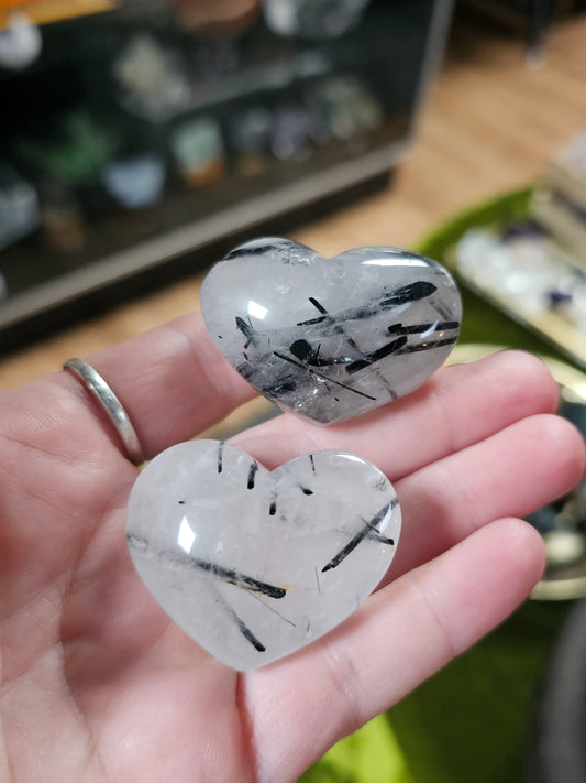 Tourmaline in Milky Quartz