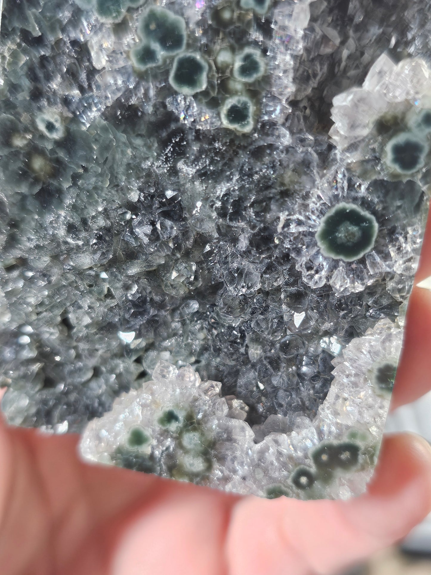 Druzy Orbicular Jasper Tower