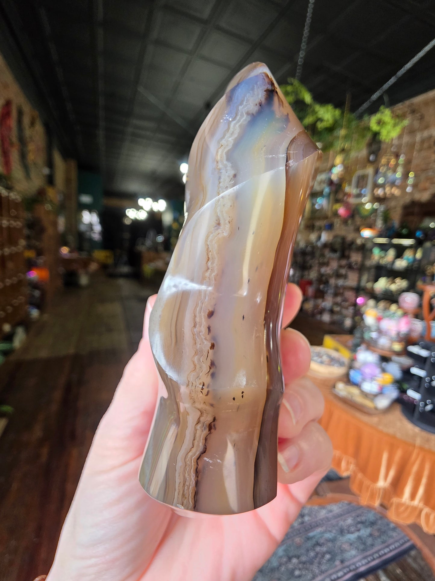 Dendritic Agate Flame