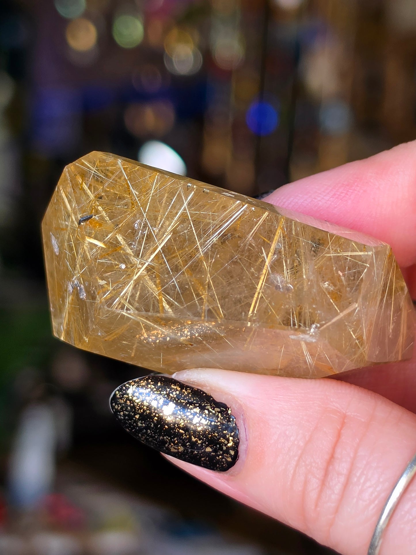 Golden Rutilated Quartz Free Form