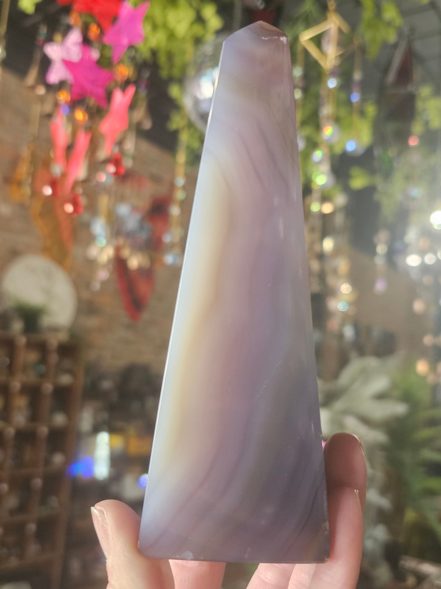 Brazillian Agate Tower