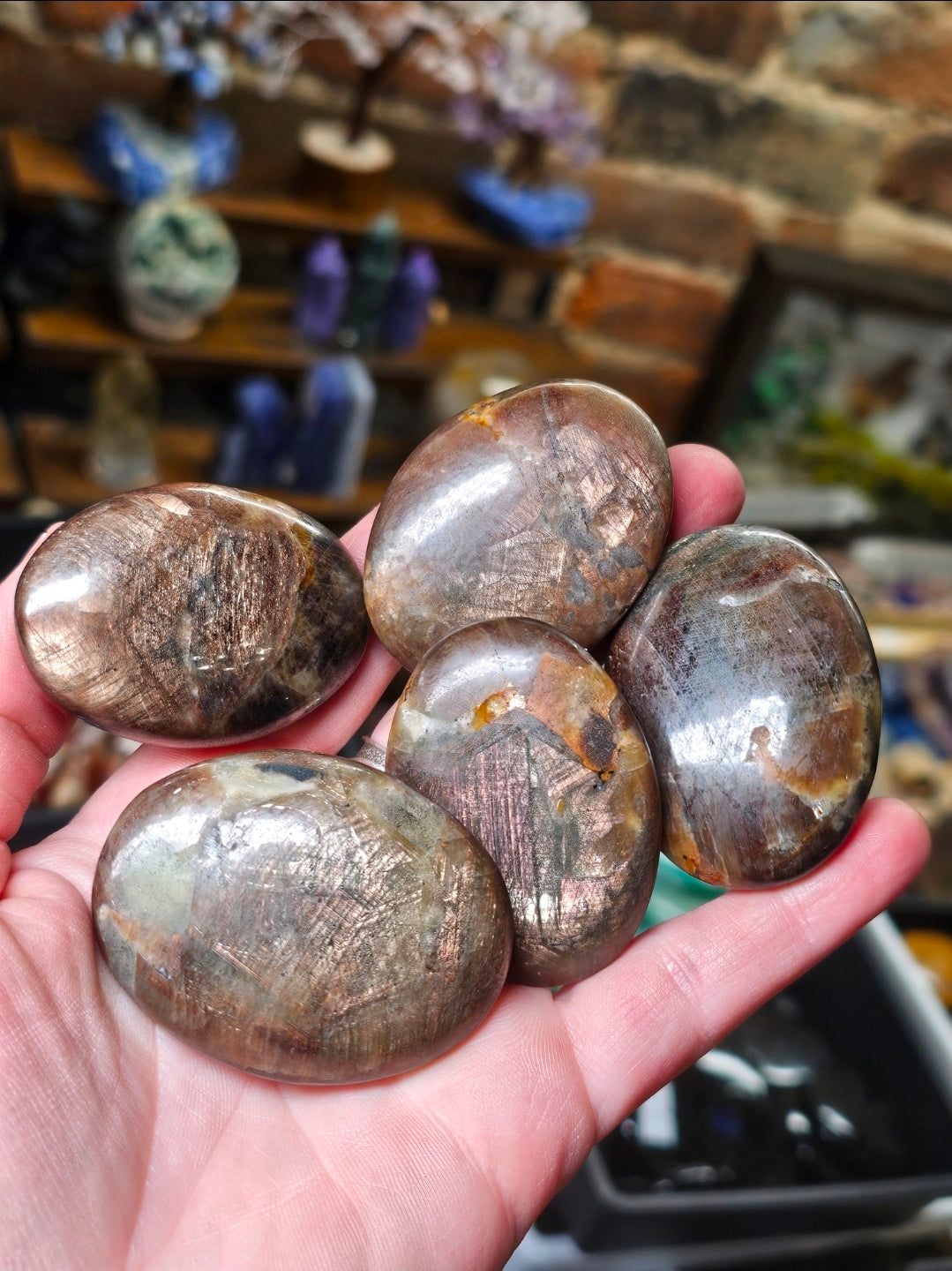 Golden Sapphire Palmstone