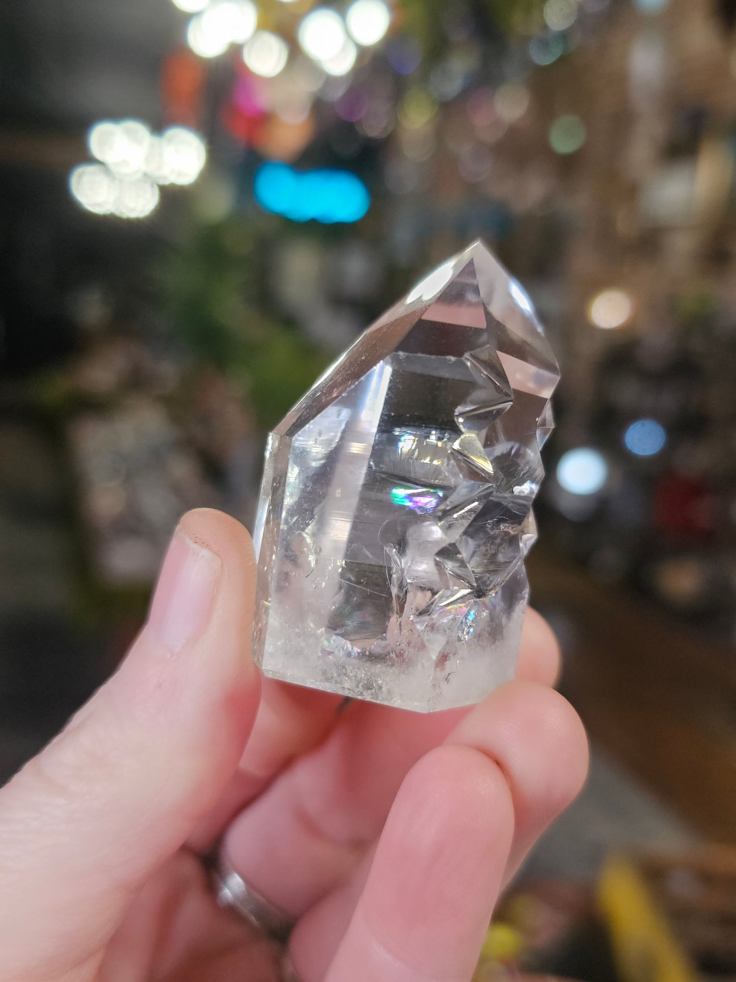 Hand Carved Lemurian Quartz Point