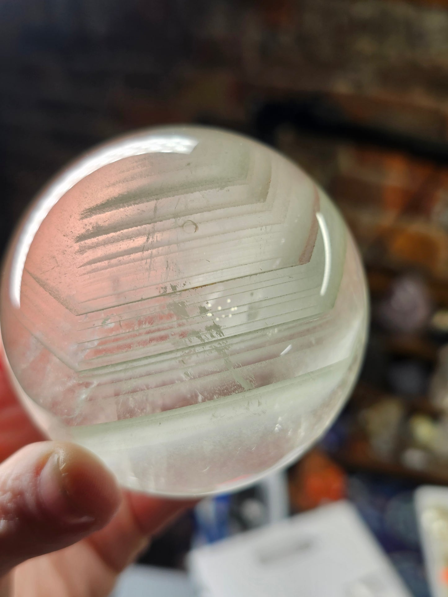 Chlorite Phantom Quartz Sphere