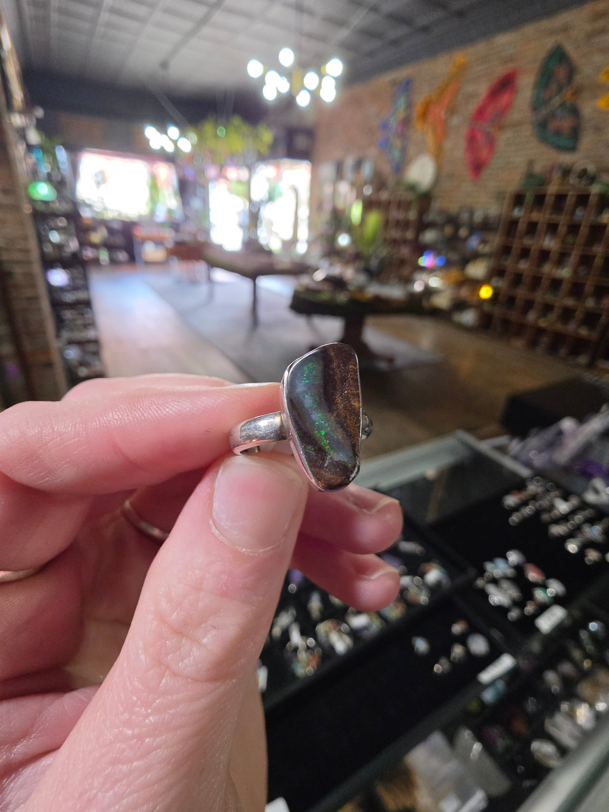 Boulder Opal Ring Size 7