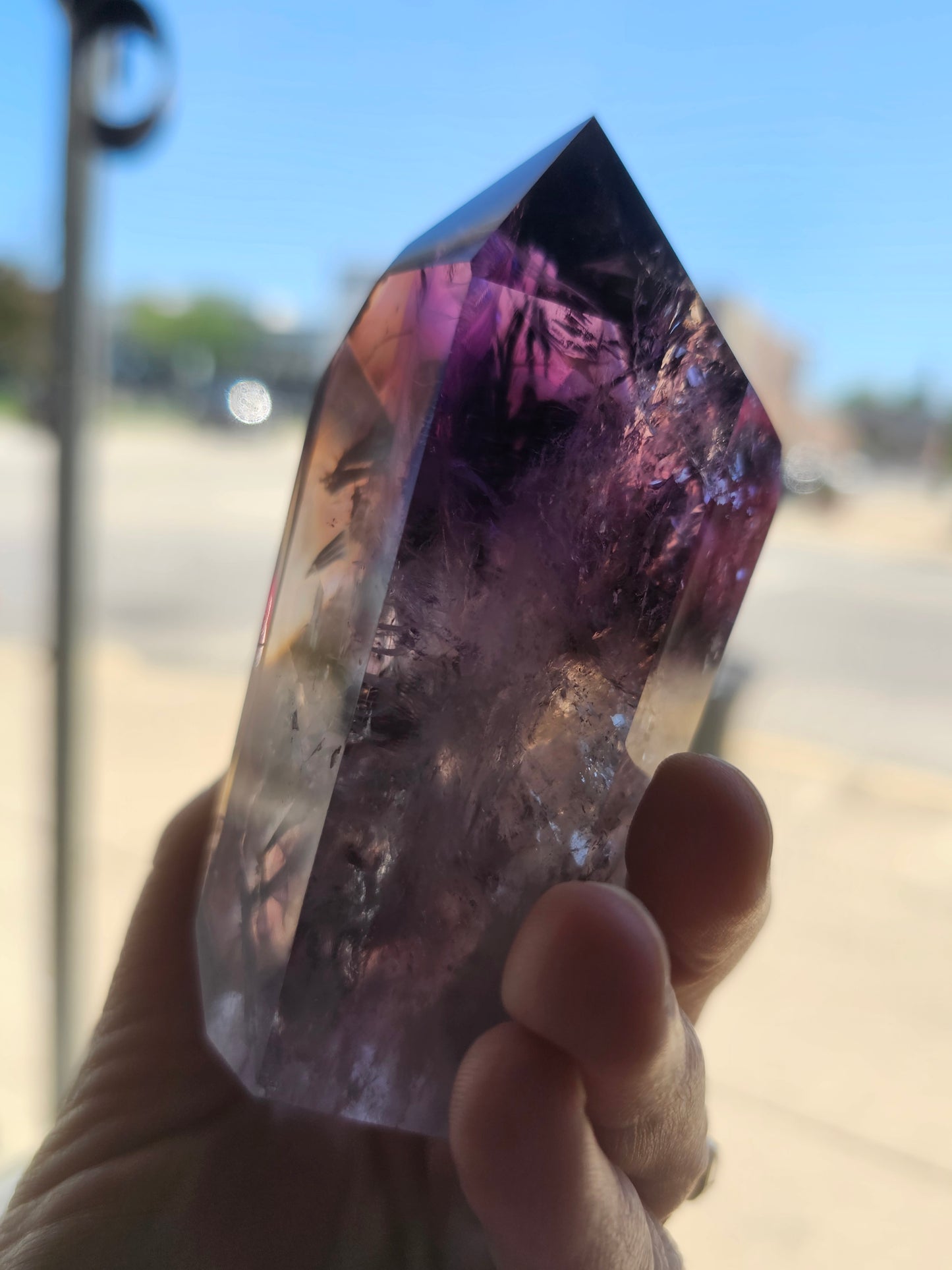 Polished Amethyst Point
