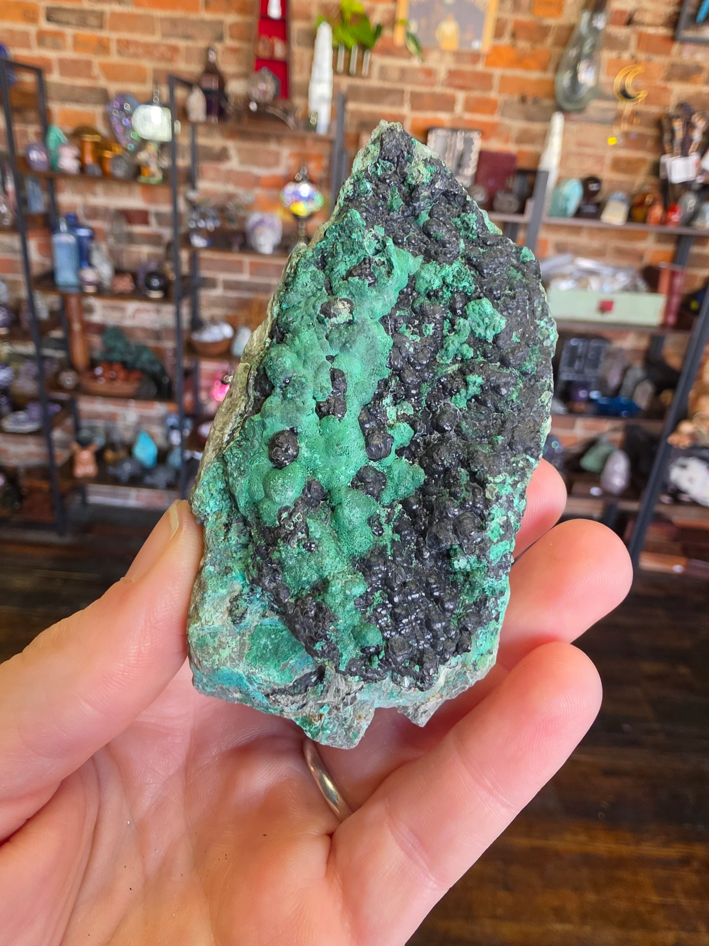Heterogenite on Malchite