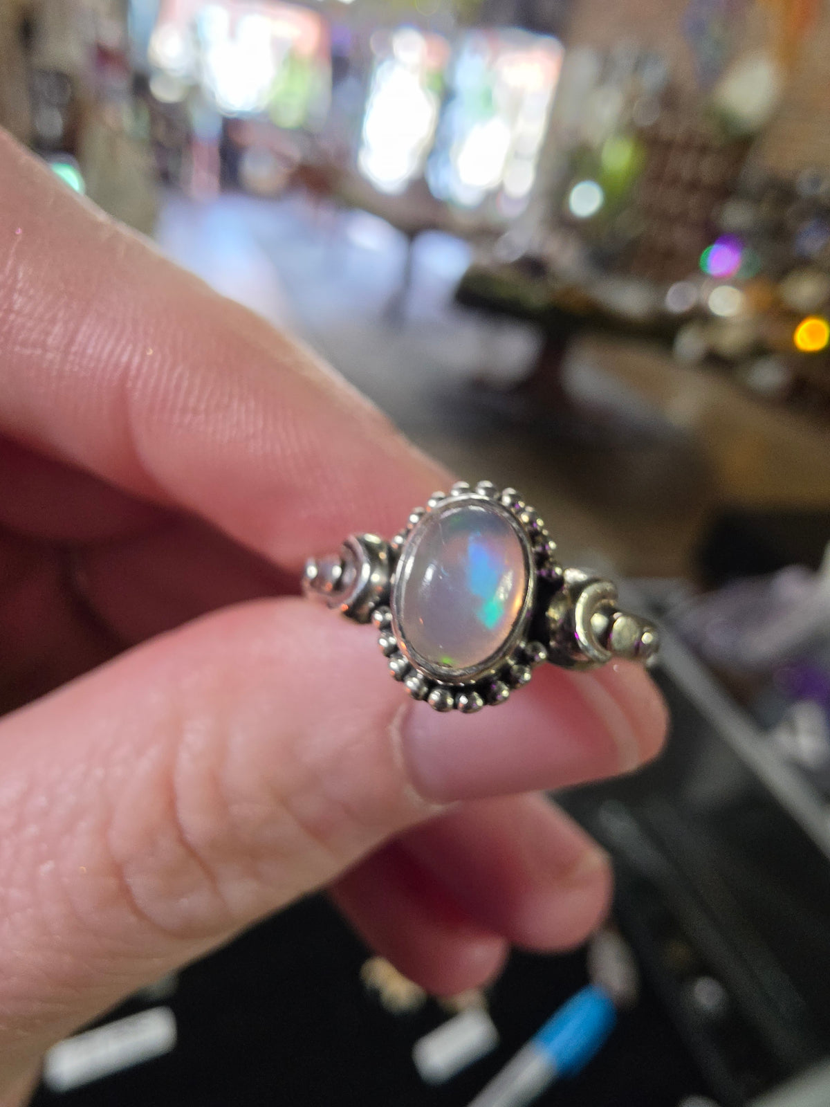 Ethiopian Welo Opal Ring Size 10