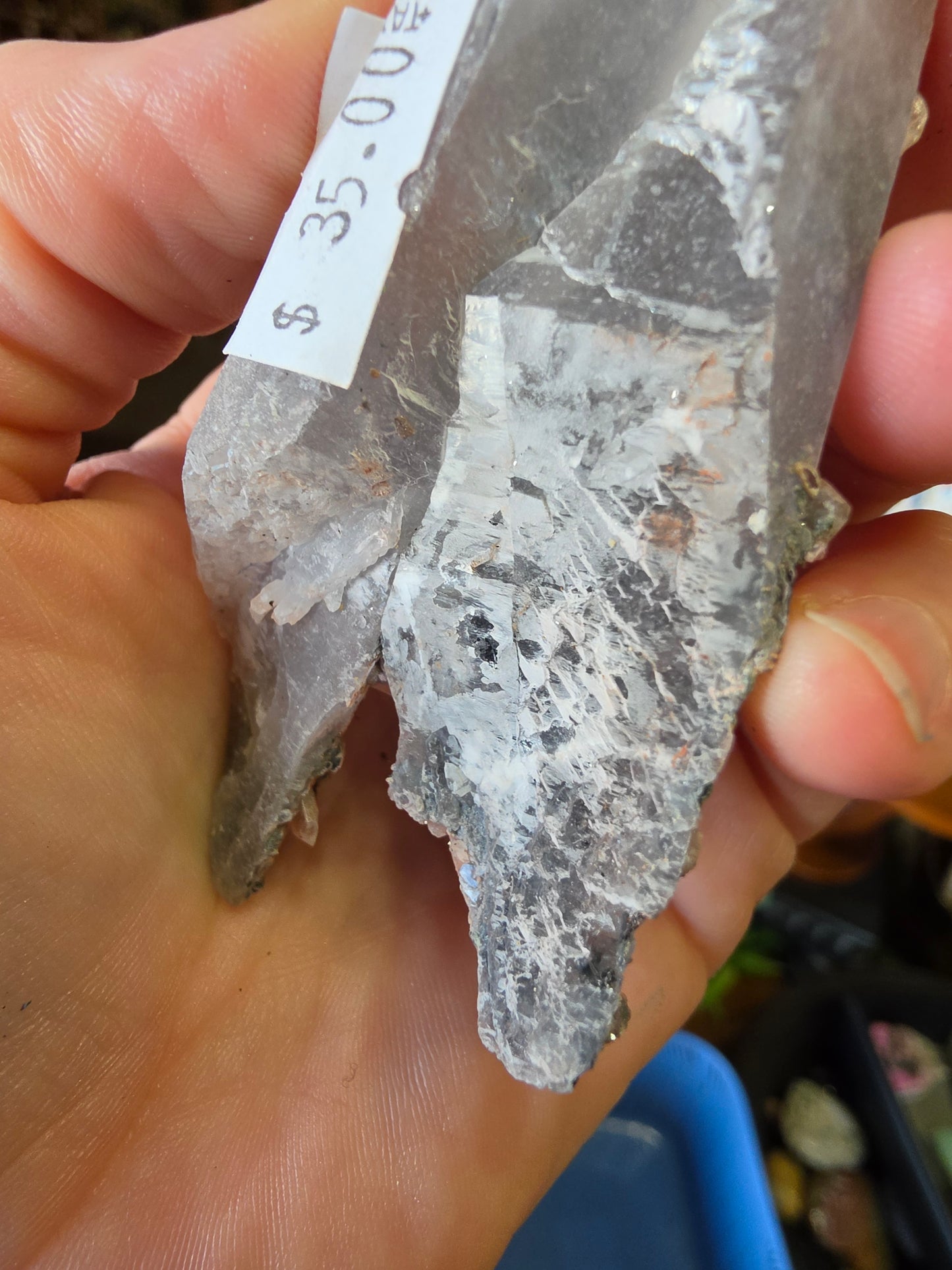 Specular Hematite On Quartz