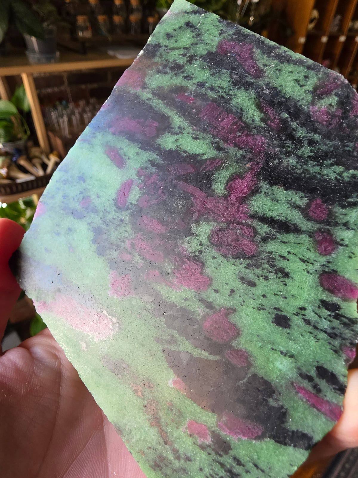 Ruby in Zoisite Slab