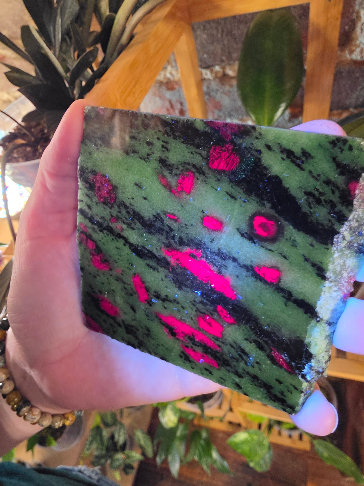 Ruby in Zoisite Slab