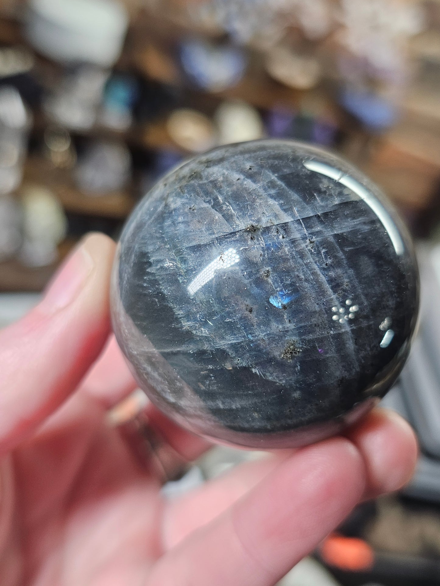 Orange Labradorite Sphere