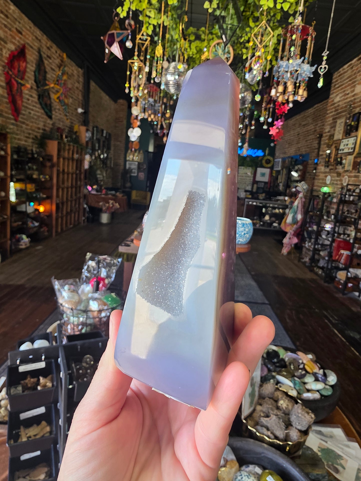 Brazillian Agate Tower