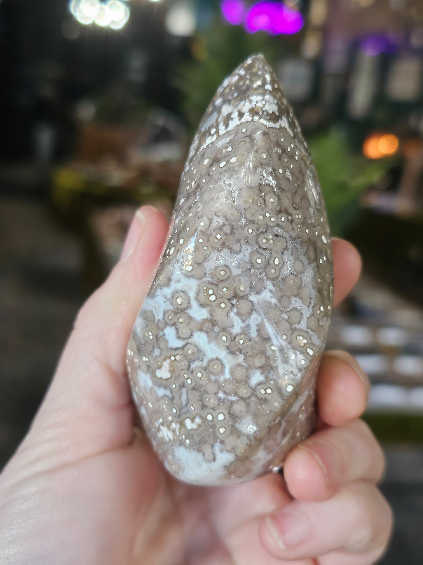 Orbicular Jasper Flame