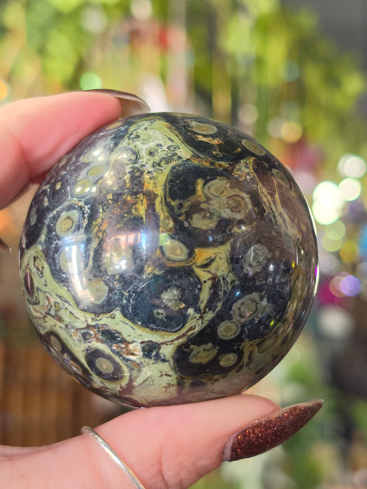 Kambaba Jasper Sphere