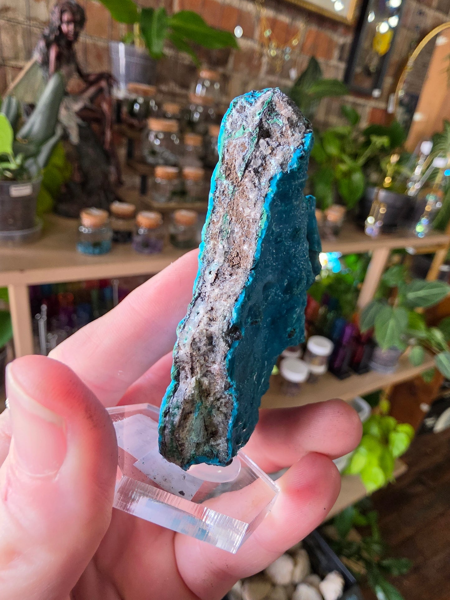 Chrysocolla and Malachite